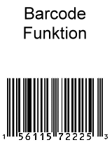 Barcodes Funktion in Studio4all6